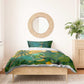 Sao Tome and Principe Bedding Set Tropical Island Bird and Cocoa Forest - African Pride