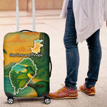 Sao Tome and Principe Luggage Cover Tropical Island Bird and Cocoa Forest - African Pride