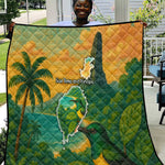 Sao Tome and Principe Quilt Tropical Island Bird and Cocoa Forest - African Pride
