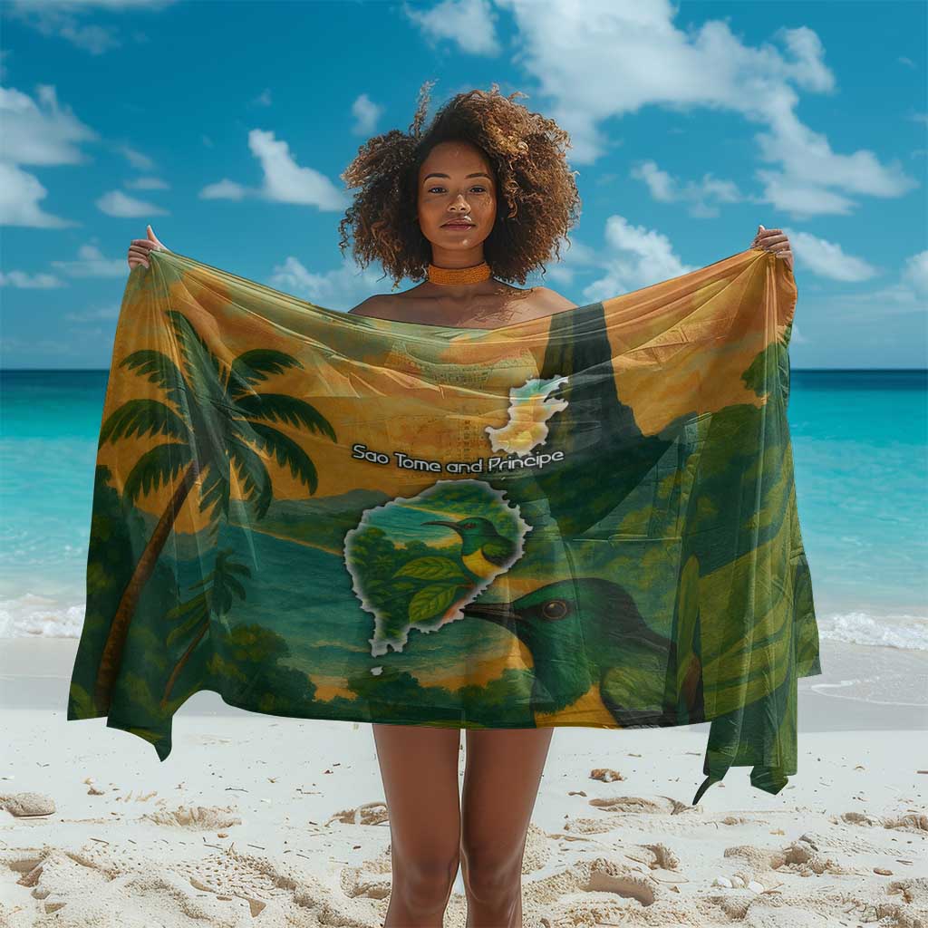 Sao Tome and Principe Sarong Tropical Island Bird and Cocoa Forest - African Pride
