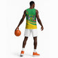 Sao Tome and Principe National Emblem Basketball Jersey Green Yellow Flag Pattern TS04