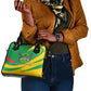 Sao Tome and Principe National Emblem Shoulder Handbag Green Yellow Flag Pattern - African Pride