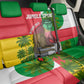 Jungle Spirit Monkey Back Car Seat Cover Sao Tome and Principe Tropical Flag Color - African Pride