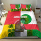 Jungle Spirit Monkey Bedding Set Sao Tome and Principe Tropical Flag Color - African Pride