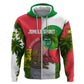 Jungle Spirit Monkey Hoodie Sao Tome and Principe Tropical Flag Color - African Pride