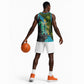 Sea Turtle Sao Tome and Principe Basketball Jersey Ocean Tide and Tropical Palm TS04