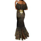 Anubis Egypt Mermaid Dress Ancient Hieroglyph Pharaoh Spirit - African Pride