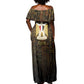 Anubis Egypt Off Shoulder Maxi Dress Ancient Hieroglyph Pharaoh Spirit - African Pride
