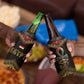 Ankh Eye of Horus Egypt 4 in 1 Can Cooler Tumbler Ancient Black Gold Hieroglyph Spirit - African Pride