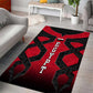 Egypt Flag Emblem Area Rug Red Black Bold Spirit - African Pride
