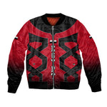 Egypt Flag Emblem Bomber Jacket Red Black Bold Spirit - African Pride