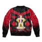 Egypt Flag Emblem Bomber Jacket Red Black Bold Spirit - African Pride