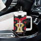 Egypt Flag Emblem Tumbler With Handle Red Black Bold Spirit - African Pride