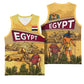Egyptian Pyramids and Anubis Basketball Jersey Camel Caravan Desert TS04