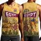 Egyptian Pyramids and Anubis Men Tank Top Camel Caravan Desert - African Pride