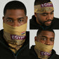 Egyptian Pyramids and Anubis Neck Gaiter Camel Caravan Desert TS04