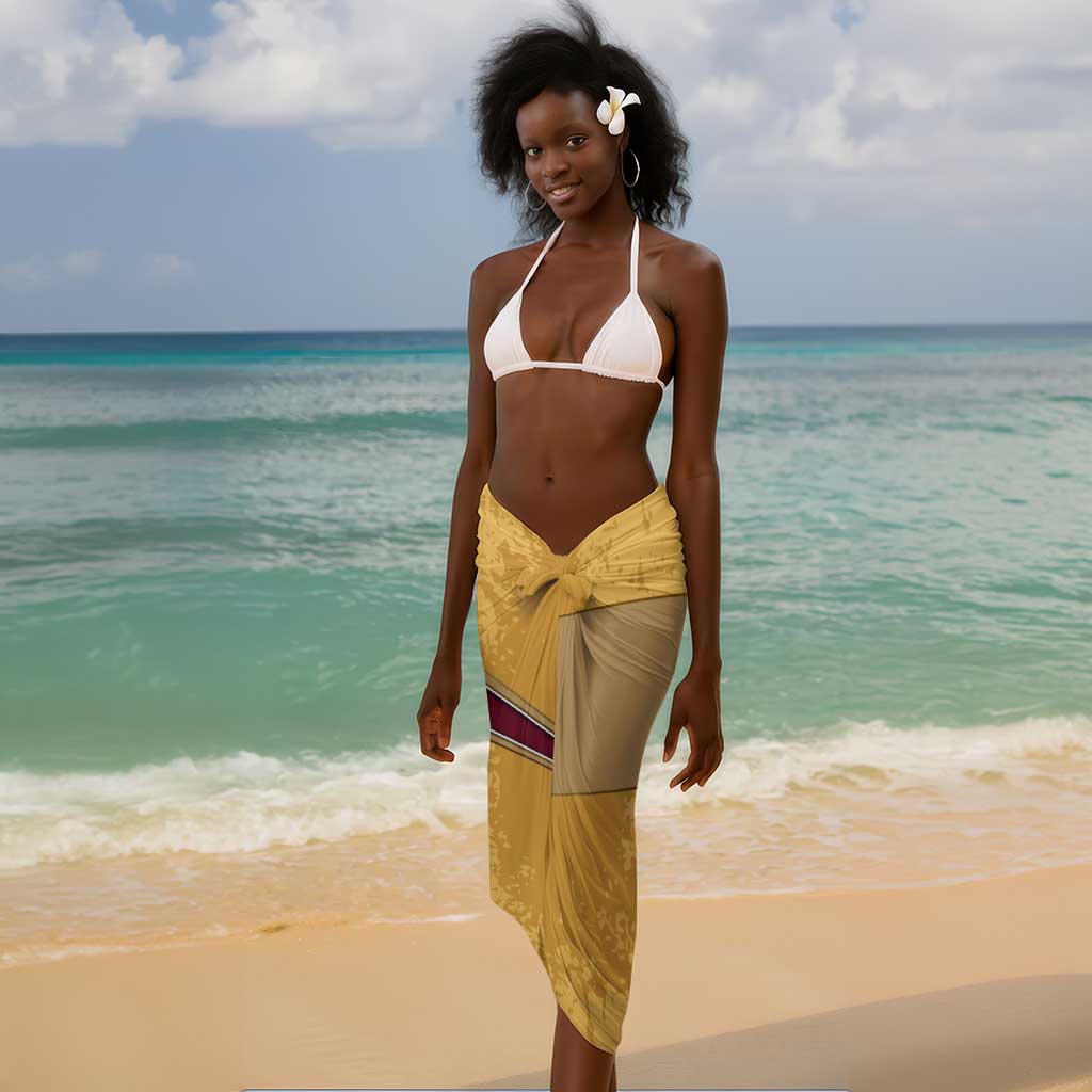 Egyptian Pyramids and Anubis Sarong Camel Caravan Desert - African Pride