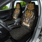 Pharaoh King Tut Egypt Car Seat Cover Hieroglyphic Gold Pattern - African Pride