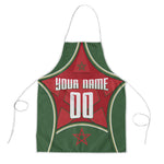 Personalized Morocco Football Atlas Lion Apron Moroccan Star National Flag