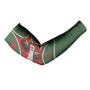 Personalized Morocco Football Atlas Lion Arm Sleeves Moroccan Star National Flag