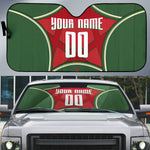Personalized Morocco Football Atlas Lion Auto Sun Shade Moroccan Star National Flag