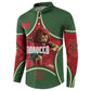 Personalized Morocco Football Atlas Lion Button Sweatshirt Moroccan Star National Flag