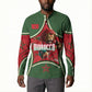 Personalized Morocco Football Atlas Lion Button Sweatshirt Moroccan Star National Flag