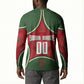 Personalized Morocco Football Atlas Lion Button Sweatshirt Moroccan Star National Flag