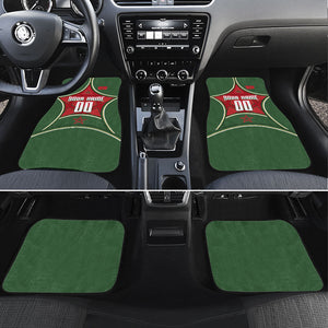 Personalized Morocco Football Atlas Lion Car Mats Moroccan Star National Flag