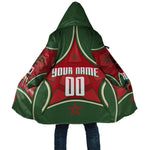 Personalized Morocco Football Atlas Lion Cloak Moroccan Star National Flag