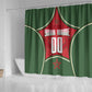 Personalized Morocco Football Atlas Lion Shower Curtain Moroccan Star National Flag