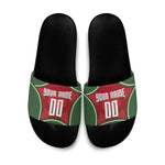 Personalized Morocco Football Atlas Lion Slide Sandals Moroccan Star National Flag