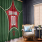 Personalized Morocco Football Atlas Lion Window Curtain Moroccan Star National Flag