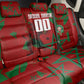 Personalized Morocco Football Back Car Seat Cover Atlas Lion Grunge Star Mascot