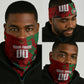 Personalized Morocco Football Neck Gaiter Atlas Lion Grunge Star Mascot