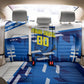 Personalized Curacao Football Back Car Seat Cover Marlin Mascot Blue National Flag Accents