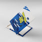 Personalized Curacao Football Canvas Wall Art Marlin Mascot Blue National Flag Accents