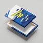 Personalized Curacao Football Canvas Wall Art Marlin Mascot Blue National Flag Accents