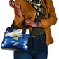 Personalized Curacao Football Shoulder Handbag Marlin Mascot Blue National Flag Accents