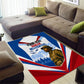 Personalized Harlem Hellfighters Area Rug Vintage WWI Military History Patriotic Art