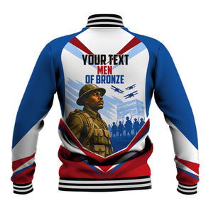 Personalized Harlem Hellfighters Baseball Jacket Vintage WWI Military History Patriotic Art