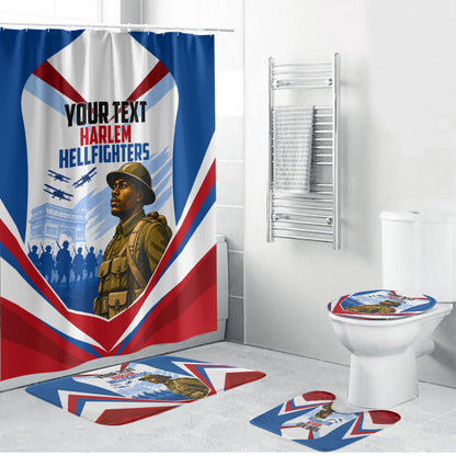 Personalized Harlem Hellfighters Bathroom Set Vintage WWI Military History Patriotic Art