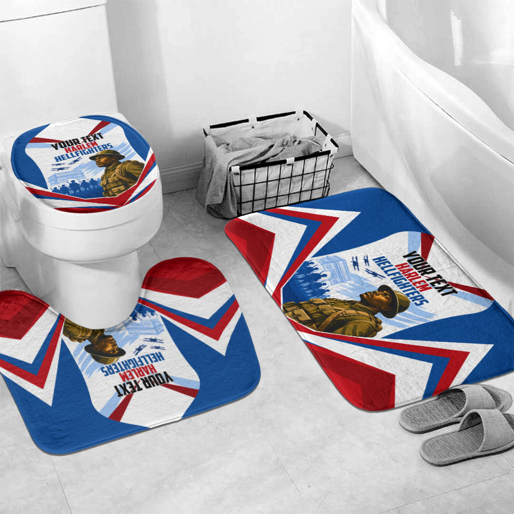 Personalized Harlem Hellfighters Bathroom Set Vintage WWI Military History Patriotic Art