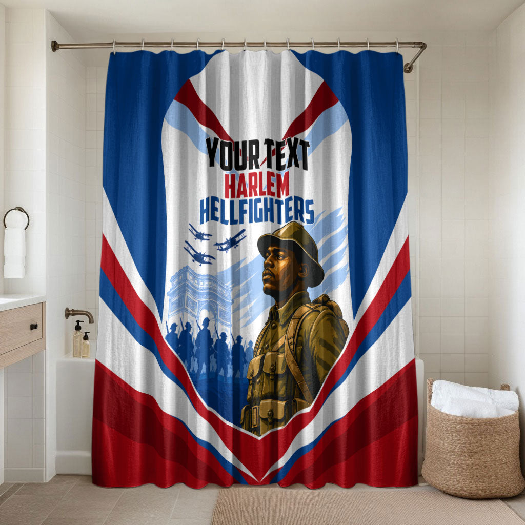 Personalized Harlem Hellfighters Bathroom Set Vintage WWI Military History Patriotic Art