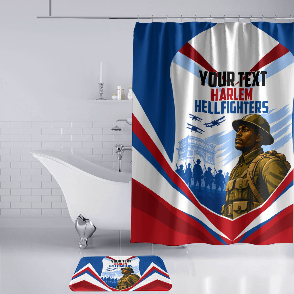 Personalized Harlem Hellfighters Bathroom Set Vintage WWI Military History Patriotic Art