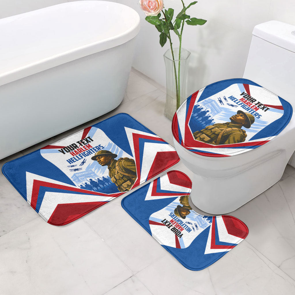Personalized Harlem Hellfighters Bathroom Set Vintage WWI Military History Patriotic Art