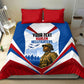 Personalized Harlem Hellfighters Bedding Set Vintage WWI Military History Patriotic Art
