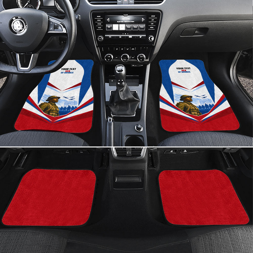 Personalized Harlem Hellfighters Car Mats Vintage WWI Military History Patriotic Art