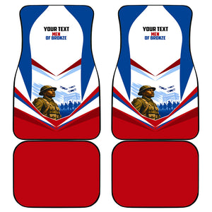 Personalized Harlem Hellfighters Car Mats Vintage WWI Military History Patriotic Art