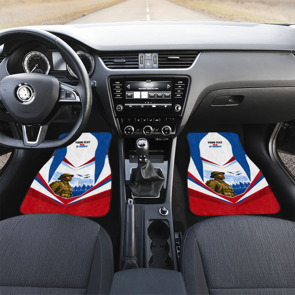 Personalized Harlem Hellfighters Car Mats Vintage WWI Military History Patriotic Art